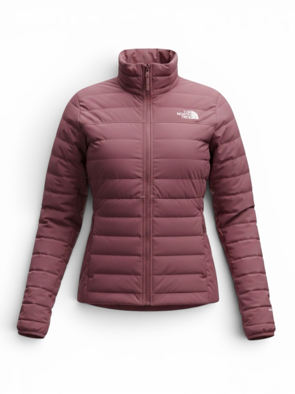 NWT The North Face Bellevue Stretch Down Jacket Wild Ginger Water Repellent Sz M